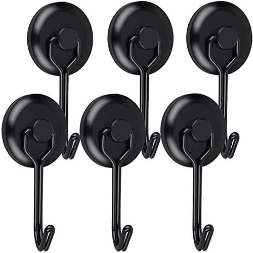 Gancio Magnetico Potente 14 Kg 20D Gancio Magnetico Frigo Nero Neodimio Girevole Magnete Gancio Magnetico Ganci Magnetici Per Cucina Strofinaccio Lava
