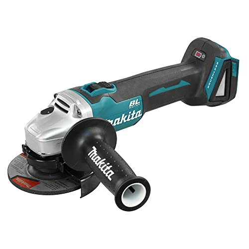Makita Dga454Z - Mini-Amoladora A Bateria 18V Litio-Ion 115 Mm Bl Solo Maquina Sin Cargador Ni Bateria