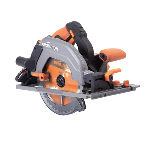Evolution Power Tools R185Ccsx-Li Sega Circolare A Batteria Compatibile Con I Binari 18V Li-Ion Include Lama Multimateriale Tct, Taglia Legno, Metallo