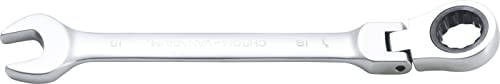 Llave Combinada Con Carraca | Ajustable 90° | 18 Mm