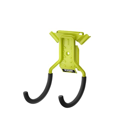 Ryobi - Doppio Gancio Per Appendere Tubi, Corda, Prolunga E Utensili - Sistema Link - Rslw805