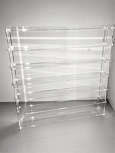 Técnicas Láser Metacril S.L. 1:43.4.2L6B/24.T Methacrylate Showcase, Colourless, 50X50X7 Cm, Set Di 11 Pezzi