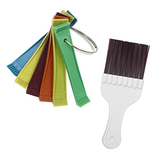 Fcr6 Anello Aletta Set Aria Condizionata Aletta Pettine Raddrizzare Condensatore Ac Spazzola Pulita Strumento Set Colorato Resistente All'Usura Antiru
