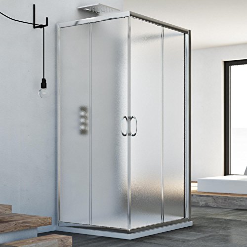 Idralite Box Doccia 3 Lati 80X80X80 Cm H185 Stampato C Mod. Junior Trio