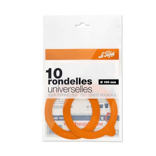 Le Parfait - Rondelle Universali Per Barattoli, Diametro 100 Mm, Confezione Da 10