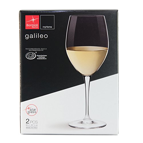 Rocco Bormioli Bormioli Rocco Galileo Calice, Vini Bianchi Aromat, 2 Unità (Confezione Da 1)