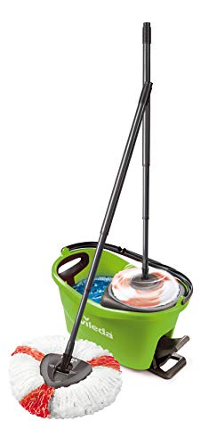Vileda Colors Turbo Easywring&Clean-Scatola Completa Lavapavimenti, Microfibra, Verde, 29.6 X 48.6 X 29.3