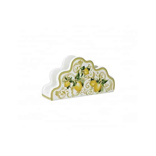 Brandani Portatovaglioli Limoni 20X10Cm Porcellana