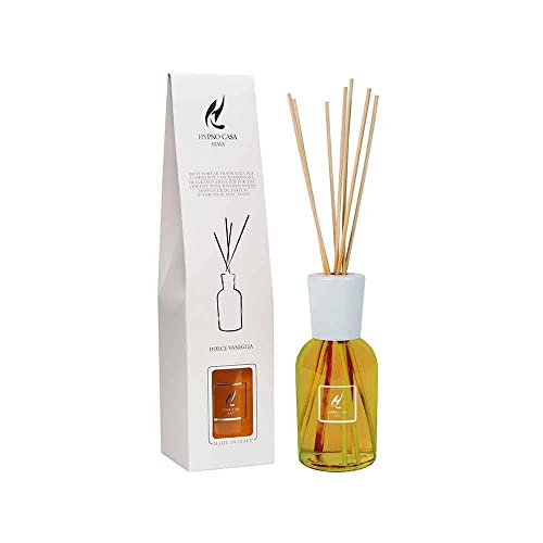 Hypno Casa - Profumatore Diffusore Con Bastoncini Dolce Vaniglia Eco 250Ml