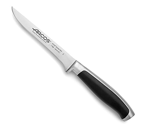 Arcos Serie Kyoto, Coltello Disosso, Acciaio Inossidabile Forgiato Nitrum 145 Mm, Manico Polioxymetilene (Pom), Colore Nero