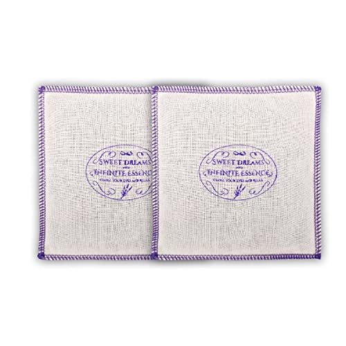 Lamare Cuscino Sweet Dreams - Riempitivi Di Lavanda Della Provenza Francese - Contro Insonnia E Stres - Rilassamento - Sonno - Dormire Bene - 12X12 Co