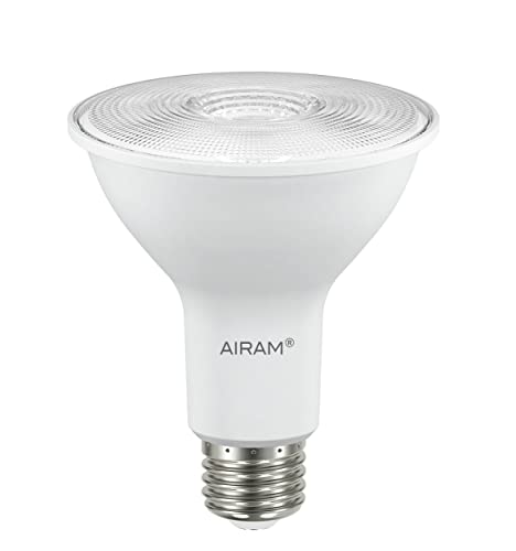 Airam Par30 Led 2300Cd Plantlampa - Lampadine Led 9,5 Watt - Lampadina Led 800 Lumen - Lampadine Led 3500 Kelvin - Attacco E27-15000 Autonomia
