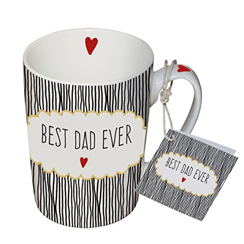 Ppd 551278, Tazza/Mug Per Caffé/Té/Cappuccino"Best Dad Ever" -"Il Migliore Papá Di Sempre"