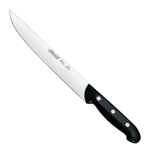 Arcos Serie Maitre, Coltello Cucina, Lama Acciaio Inossidabile Nitrum 220 Mm, Manico Polipropilene, Colore Nero