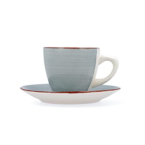 Quid Vita Morning Set Di 2 Tazze Con Piattino 22Cl Blu