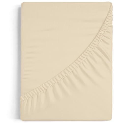 Burrito Blanco Lenzuolo Con Angoli In Tinta Unita A7 | Per Lettino Da 60 X 120 Cm | Lenzuolo Con Angoli Per Culla, Cotone E Poliestere | Colore Beige