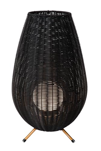 Lucide Colin Ip44 - Lampada Da Tavolo Con Luce Bianca - Akku/Batterie - Led Dim. - 1X3W 3000K - Ip44-3 Stepdim - Nero