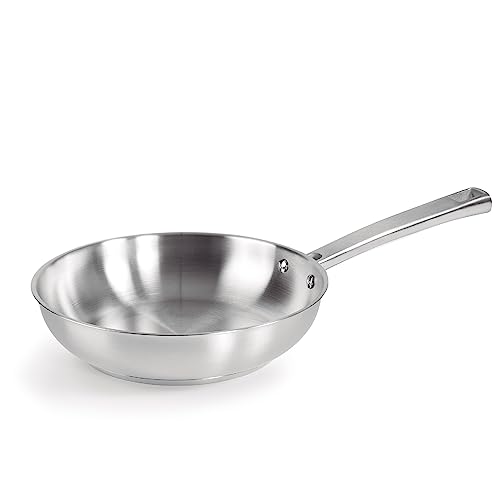 Lacor 45424 Foodie-Padella In Acciaio Inox 18/10, 24 Cm, Lega