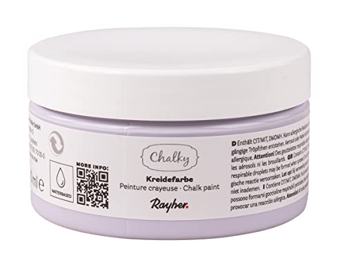 Rayher Chalky, Lilla Chiaro, Barattolo 100Ml, 35047308, Multicolore, Normale