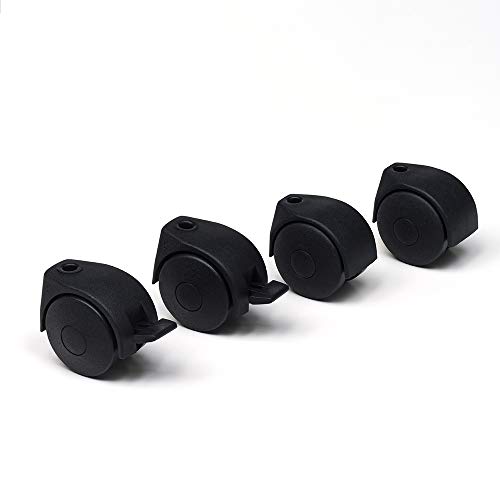Foppapedretti 4 Ruote Nylon Stendibiancheria E Carrelli, Nero