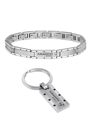 Breil, Box Regalo Uomo Con Bracciale Uomo E Portachiavi Abarth, Idee Regalo Uomini