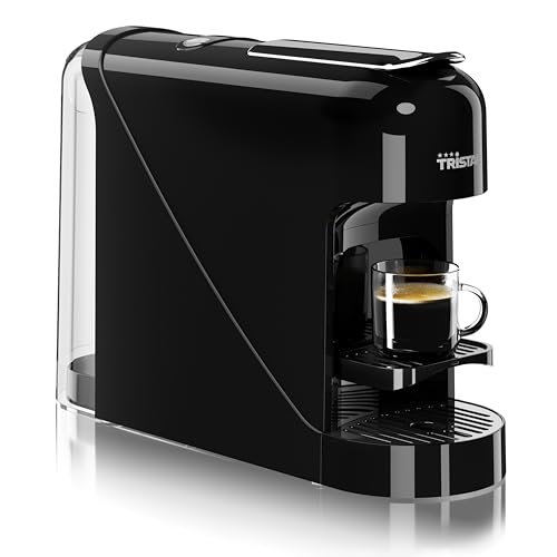 Tristar Caffettiera A Capsule Compatibile Con Capsule Nespresso - Piatto Di Sgocciolatura Removibile - Serbatoio D'Acqua Rimovibile Spazioso Da 900 Ml