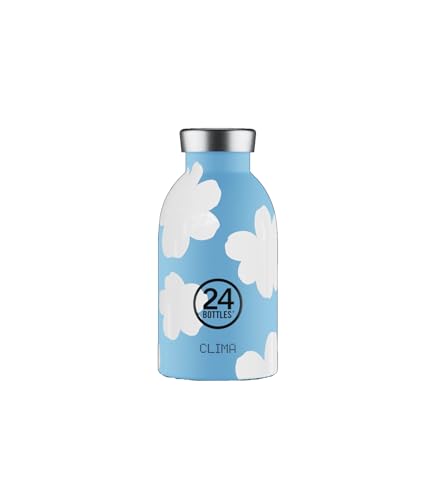 24Bottles Clima Bottle - Borraccia Termica Da 330Ml/500Ml/850Ml, Bottiglia Thermos Con Tappo 100% Ermetico (12 Ore Bevande Calde 24 Ore Fredde), Borra