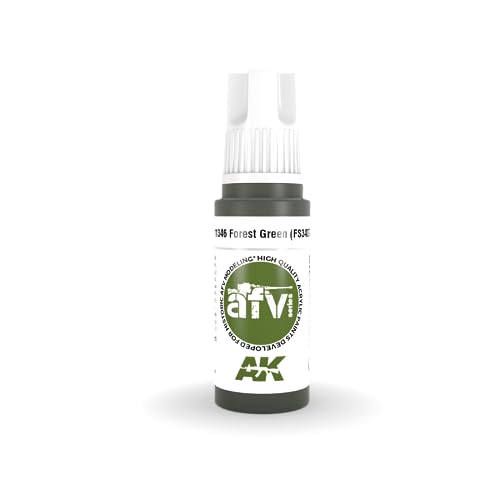 Ak Acrylics 3Gen Afv Ak11346 Forest Green (Fs34079) (17Ml)