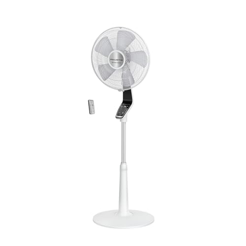 Rowenta Turbo Silence Extreme, Ventilatore A Piantana Con 14 Velocità E 3 Modalità Automatiche, Ventilatore Silenzioso Con Tecnologia Effitech, Oscill