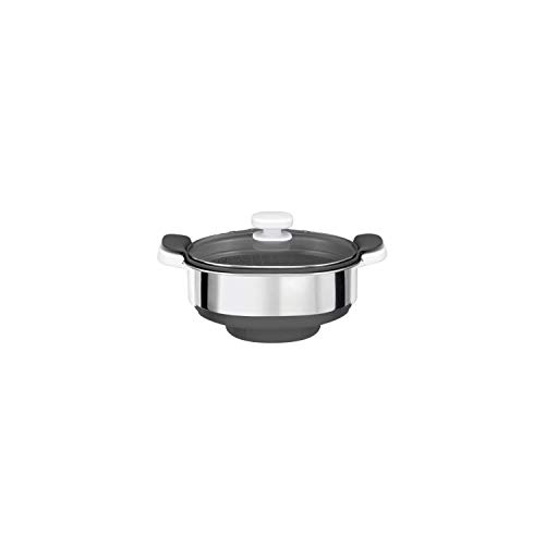 Moulinex Xf384B Accessorio Vaporiera Per Cuisine Companion, Contenitore Inox, Capacità 3,7 L