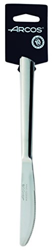 Arcos Serie Toscana, Set Di Coltelli Frutta (3 Forchetta), Monoblocco Unipezzo Acciaio Inossidabile 18/10 E 205 Mm, Colore Argento