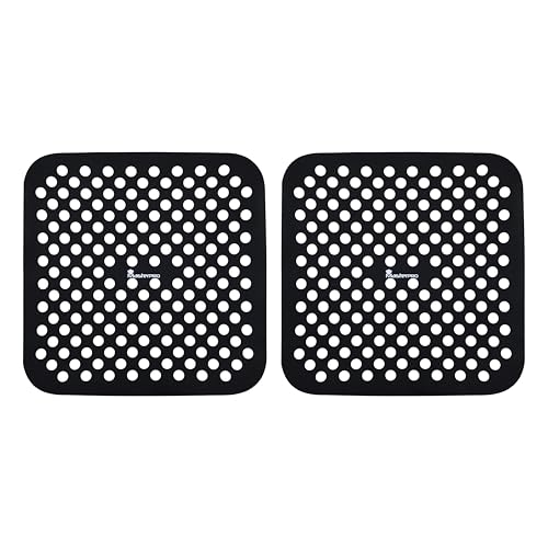 Masterpro Foodies Collection - Set Di 2 Tappetini In Silicone Per Cottura 19 X 19 Cm - Distribuzione Uniforme Del Calore - 100% Antiaderenti E Resiste