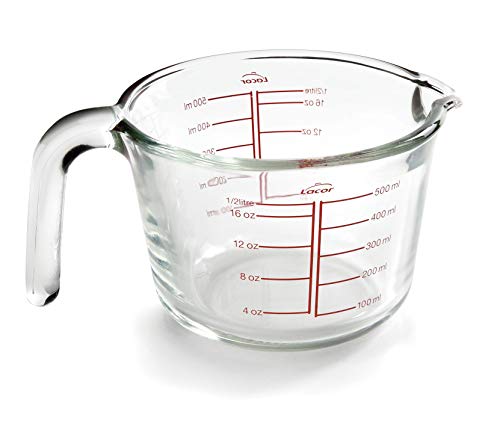 Lacor 67133 67133-Jarra Graduata, Vetro Di Borosilicato, 0 '5 L
