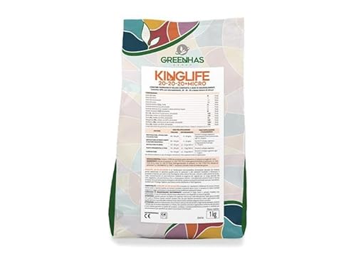 Kinglife 20-20-20, Npk 20-20-20 + Microelementi (2 Kg), Concime Idrosolubile Per Piante E Fiori