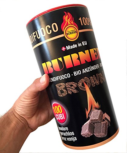 Burner Accendifuoco Bio Brown 100 Pz