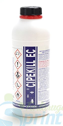 Pestnet Cipekill 1 Lt Insetticida Concentrato Contro Mosche E Zanzare Cipermetrina 10%