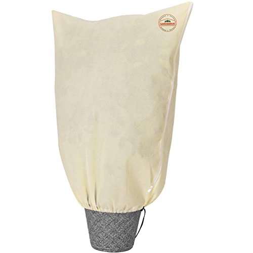 Gardebruk® Protezione Invernale Per Piante Sacchetto 250X360Cm 80G/M² Telo Antigelo Giardino Cappuccio Piantine