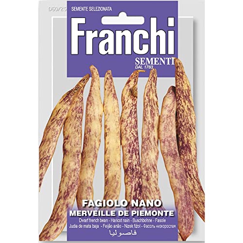 Semi Di Fagiolo Nano Merveille De Piemonte 250Gr Franchi Sementi