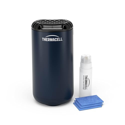 Thermacell Repellente Antizanzare Mini Halo, Per Esterno, Giardino E Patio, Protezione Efficace 21M², Inodore, Include 12 Ore Di Protezione, 1 Cartucc
