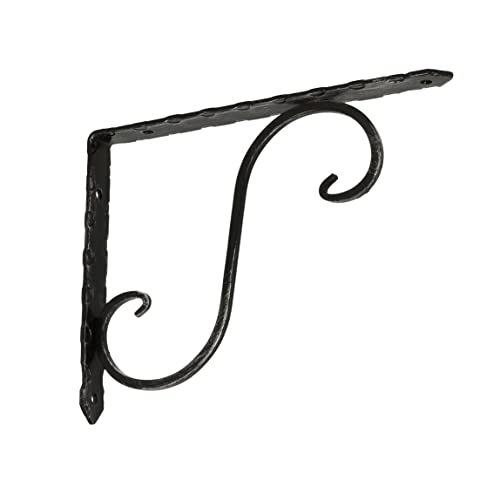 Reggimensola Effetto Ferro Martellato, Misura 150 Mm X 200 Mm, Acciaio Verniciato Nero