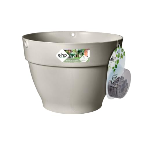 Elho Vibia Campana Hanging Basket 26 - Vaso Per Esterno - Ø 25.963 X H 18.393 Cm - Bianco/Silky White