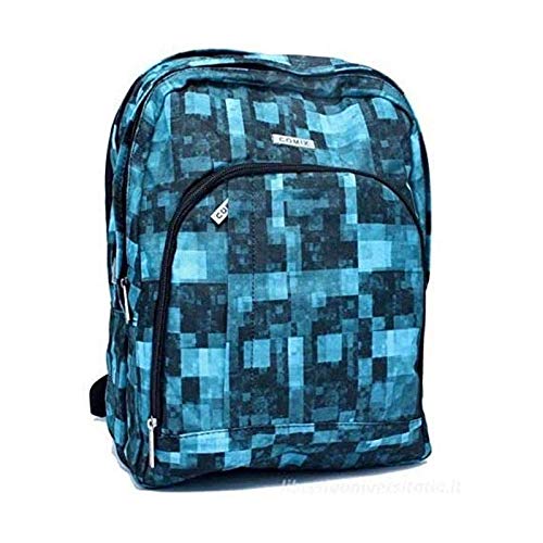 Comix , Zaino Organizzato Unisex Bambini E Ragazzi, Blu (Blue), Taglia Unica