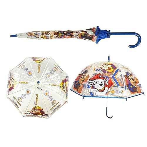 Srv Hub Ombrello Per Bambini In Pvc Per Ragazze E Ragazzi, Antivento, 8 Pannelli Con Personaggi Dei Cartoni Animati, Ombrello Classico, Ombrello Broll