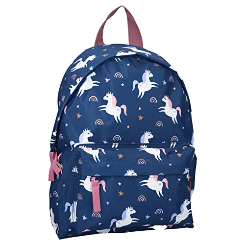 Vadobag Zaino Divertente Imagination, Blu, S, Minimalista