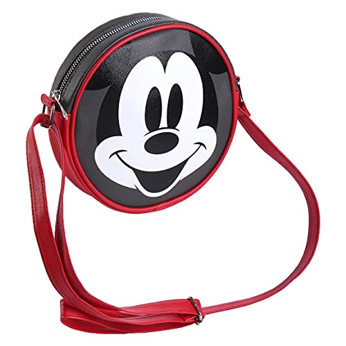 Cerdá Life'S Little Moments, Bolso Bandolera Polipiel De Mickey-Licencia Oficial Disney Para Mujer, Multicolor