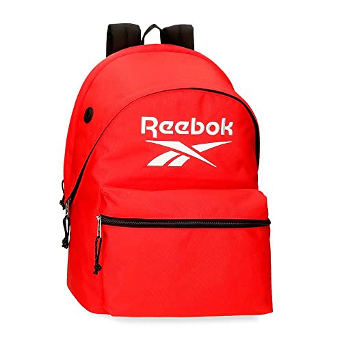 Reebok Boston Zaino Per Laptop A Doppio Scomparto 15.6" Rosso 31X44X17.5 Cm Poliestere 23.87L