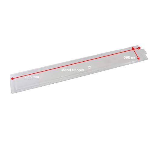 Marel Shop® - Plafoniera Coprilampada Copertura Lampada 386 X 590 Mm Per Cappa Compatibile Con Elica Per Modelli : Estraibile Tlxgrfr Ix F 60 - Puglia