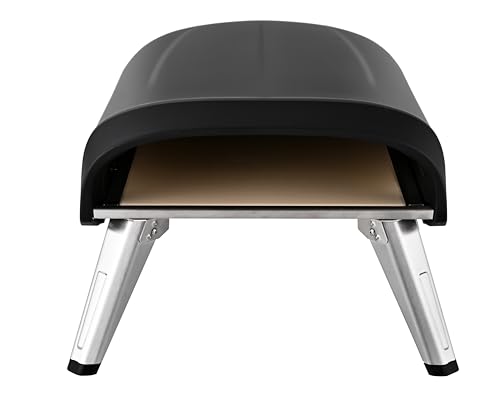 Gmr Trading - Donna Rosa - Forno Pizza A Gas 4 Kw (30-37 Mbar) Con Termometro Laterale, Temperatura Regolabile (Fino A 400°) Per Pizze Fino A 30 Cm Di