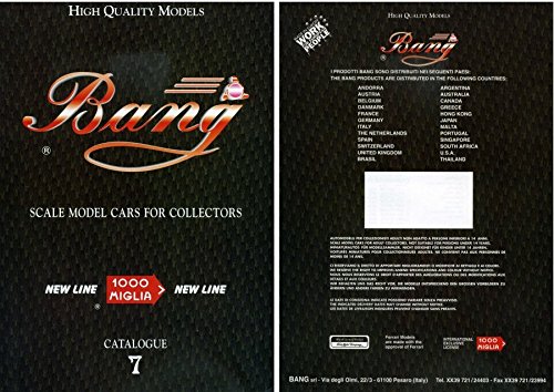 Catalogo Bang 1997 Ed.7 Pag.52 Bang Cataloghi Modello Modellino Die Cast