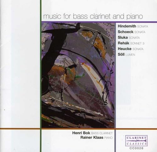 Sonatas For Bass Clarinet An